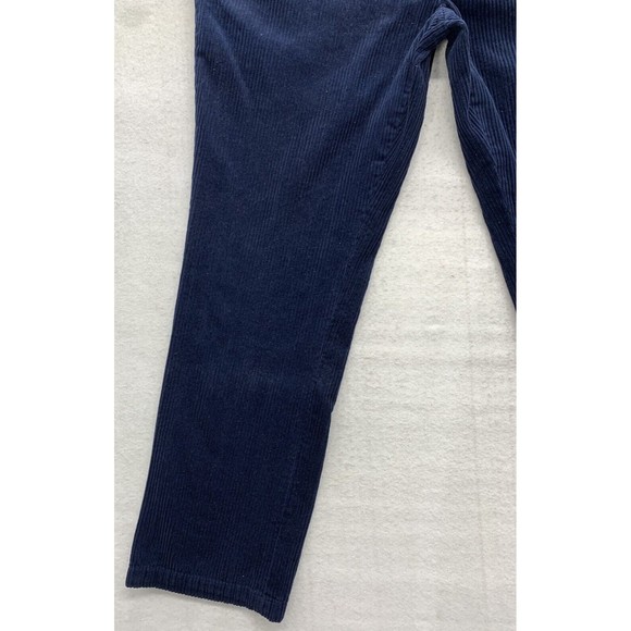 Prestige Original Corduroy Pants Mens 40 X 32 Blue Flat Front Business Casual - Picture 3 of 16